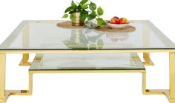 Online KARE Design Ława Gold Rush 120x120 cm złota - KARE