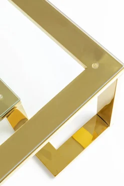 Online KARE Design Ława Gold Rush 120x120 cm złota - KARE