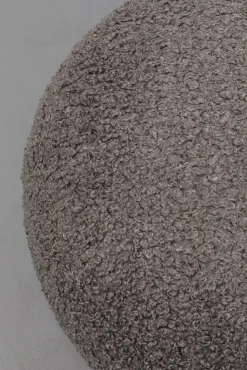 Clearance KARE Design Ławka do przedpokoju tkanina boucle szara 81x65 cm - KARE