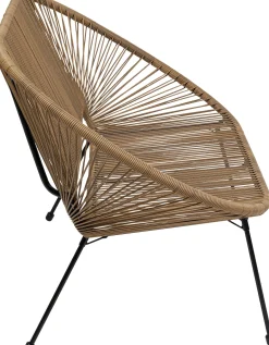 Outlet KARE Design Ławka ogrodowa naturalna żyłkowa 121 cm - KARE