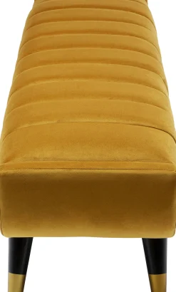 Outlet KARE Design Ławka Pia 162x45 cm musztardowa - KARE