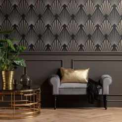 New KARE Design Ławka Wing 100x54 cm szara - KARE