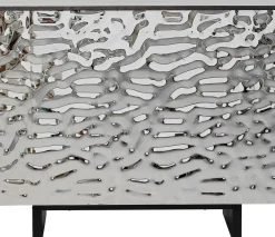 Online KARE Design Barek ekskluzywny srebrny stal nierdzewna 120x105 cm - KARE