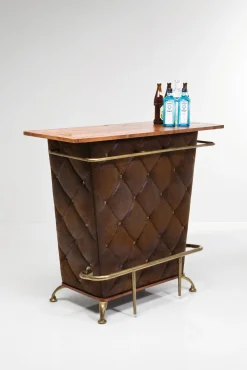 Sale KARE Design Barek Lady Rock 120x104 cm brązowy - KARE