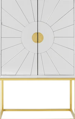 Best KARE Design Barek Queen 92x147 cm lustrzany - podstawa złota - KARE