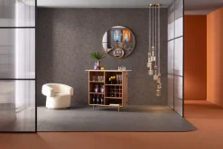 Online KARE Design Barek z blatem drewno mango i marmur 120x110 cm - KARE