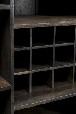 Best KARE Design Barek z drewna mango blat marmurowy 120x110 cm - KARE