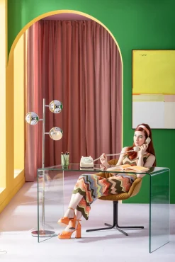 Online KARE Design Biurko Clear Club 125x60 cm transparentne - KARE