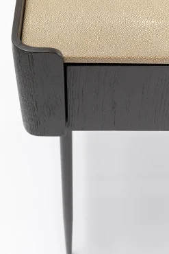 Clearance KARE Design Biurko Milano 140x58 cm ciemnobrązowe z kremowym blatem - KARE