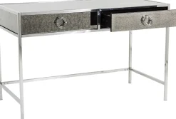 Fashion KARE Design Biurko Moonscape 120x60 cm srebrne - KARE