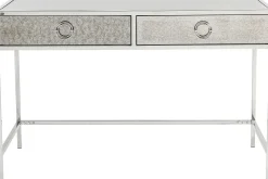Fashion KARE Design Biurko Moonscape 120x60 cm srebrne - KARE