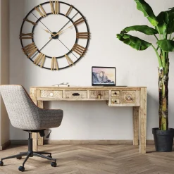 Discount KARE Design Biurko Puro 135x60 cm naturalne - KARE