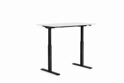 Fashion KARE Design Biurko Smart 140x60 cm biało-czarne - KARE