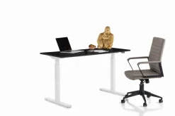 New KARE Design Biurko Smart 140x60 cm czarno-białe - KARE