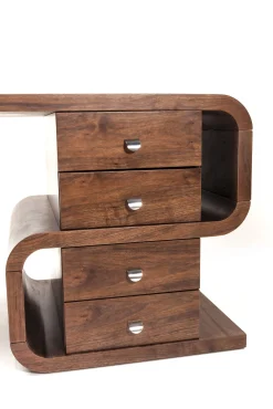 Best KARE Design Biurko Soft Snake 150x70 cm orzechowe - KARE