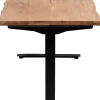 Online KARE Design Biurko z elek. regulacją wysokości Harmony 200x100 cm akacja - nogi czarne - KARE