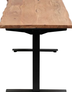 Online KARE Design Biurko z elek. regulacją wysokości Harmony 200x100 cm akacja - nogi czarne - KARE