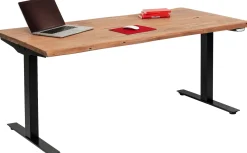 Online KARE Design Biurko z elek. regulacją wysokości Harmony 200x100 cm akacja - nogi czarne - KARE