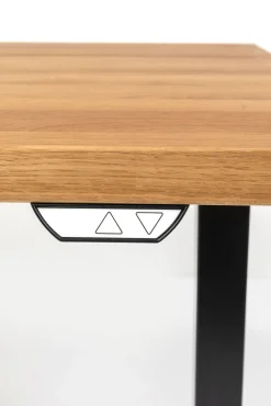 Fashion KARE Design Biurko z elek. regulacją wysokości Jackie 160x80 cm dąb - KARE