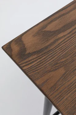 Online KARE Design Biurko z szufladą brązowe MDF 153x71 cm skóra naturalna - KARE