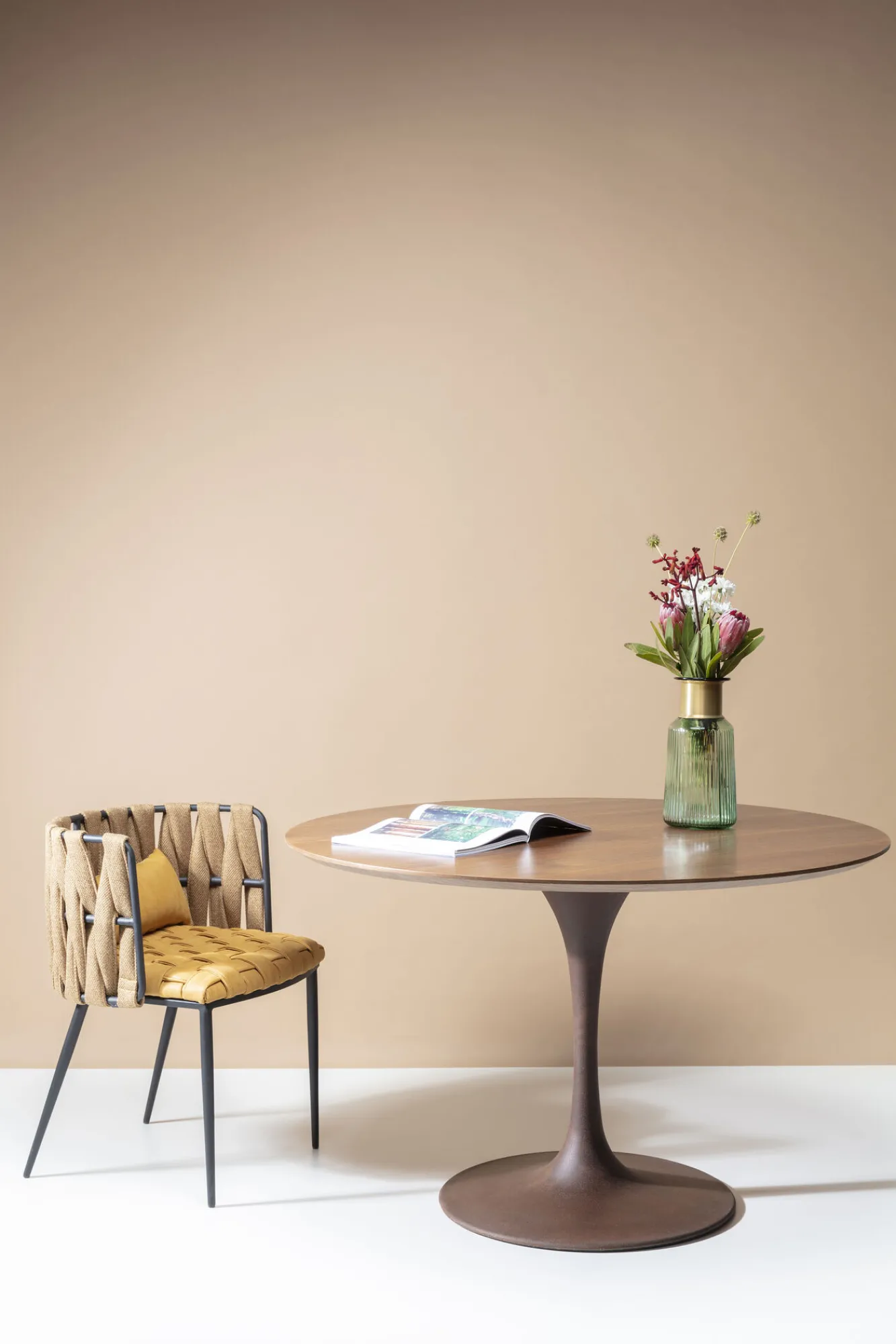 Fashion KARE Design Blat Invitation Ø120 cm orzech - KARE