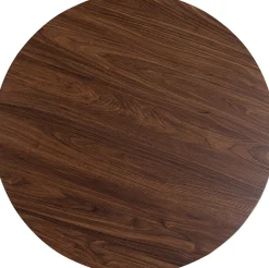 Best KARE Design Blat okrągły MDF laminowany kolor orzech włoski Ø110 cm - KARE