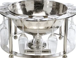 Online KARE Design Cooler do butelek Champagne Time ∅61x38 cm srebrny - KARE