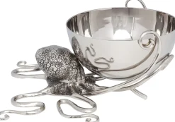 New KARE Design Cooler do butelek Octopus 46x26 cm srebrny - KARE