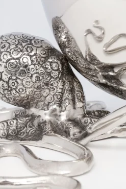 New KARE Design Cooler do butelek Octopus 46x26 cm srebrny - KARE