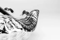 Fashion KARE Design Cooler Shell 44x38 cm srebrny - KARE