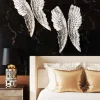 Clearance KARE Design Dekoracja ścienna Angel Wings 61x106 cm srebrna - KARE