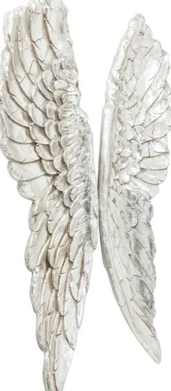 Clearance KARE Design Dekoracja ścienna Angel Wings 61x106 cm srebrna - KARE