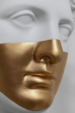 Sale KARE Design Dekoracja ścienna Apollo 26x42 cm biało-złota - KARE