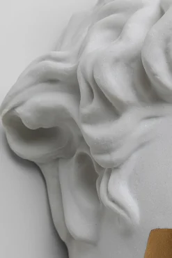 Sale KARE Design Dekoracja ścienna Apollo 26x42 cm biało-złota - KARE