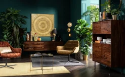 Discount KARE Design Dekoracja ścienna Art Circle 120x120 cm złota - KARE