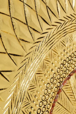 Outlet KARE Design Dekoracja ścienna Art Geometric Circle 120x120 cm złota - KARE