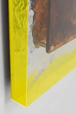 Fashion KARE Design Dekoracja ścienna Crumple czerwona 60x90cm - KARE