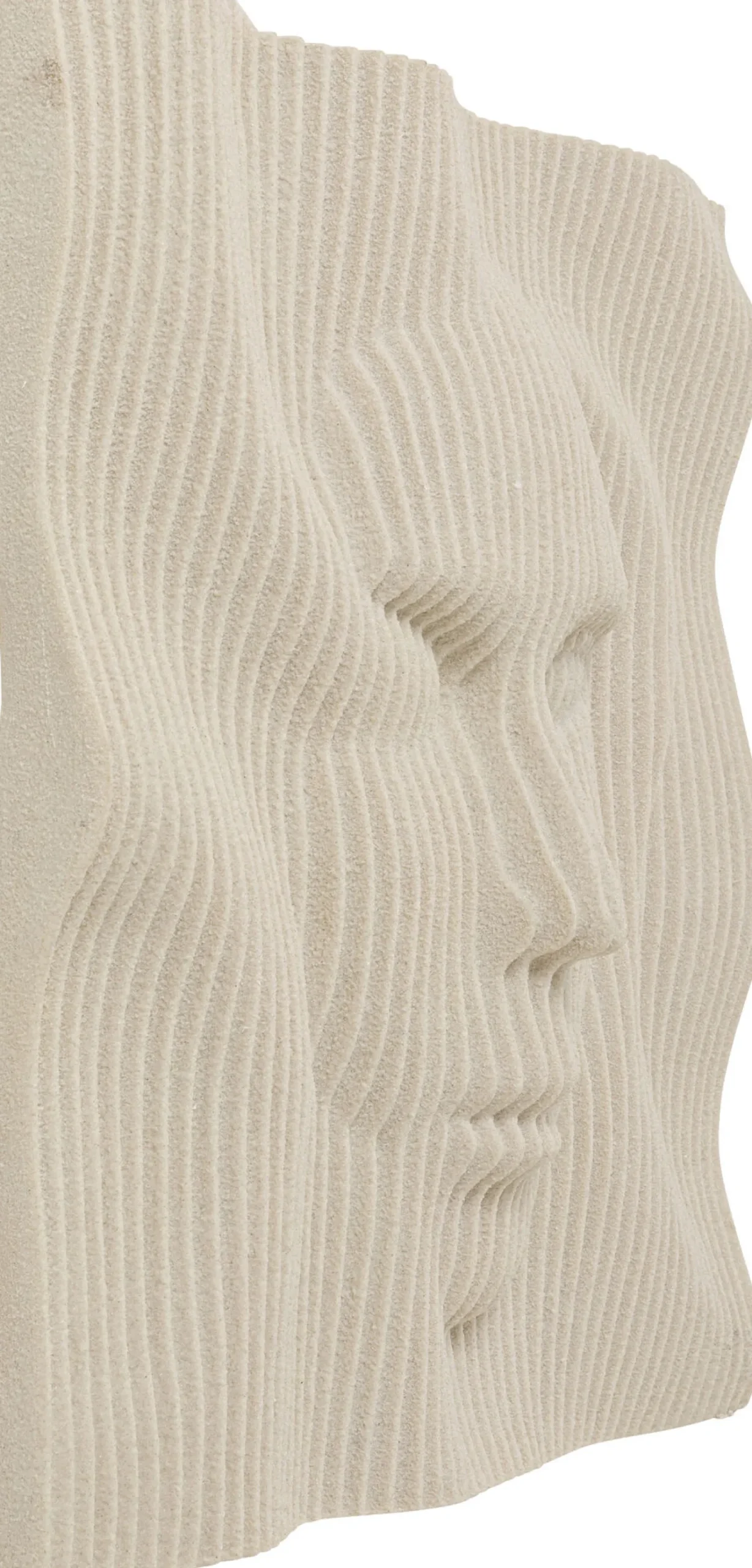 Hot KARE Design Dekoracja ścienna 3D beżowa motyw twarzy 60x60 cm - KARE