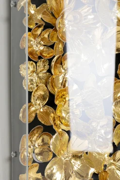 Fashion KARE Design Dekoracja ścienna Gold Flower 60x60 cm - KARE