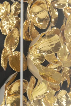 Fashion KARE Design Dekoracja ścienna Gold Flower 60x60 cm - KARE