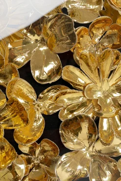 Fashion KARE Design Dekoracja ścienna Gold Flower 60x60 cm - KARE