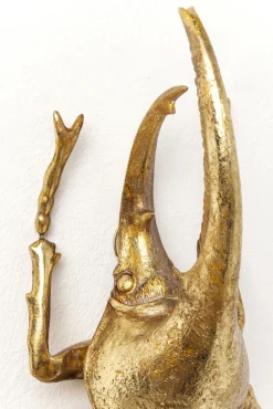 Best KARE Design Dekoracja ścienna Herkules Beetle 27x41 cm złota - KARE