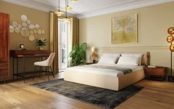 Best KARE Design Dekoracja ścienna Illumino 120x120 cm złota - KARE