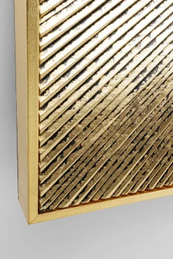 Best KARE Design Dekoracja ścienna Illumino 80x80 cm złota - KARE