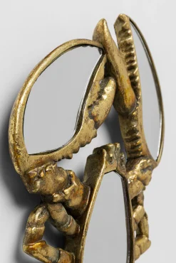 Online KARE Design Dekoracja ścienna Langosta 26x47 cm złota postarzana - lustrzana - KARE