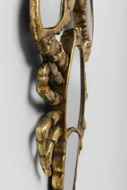 Online KARE Design Dekoracja ścienna Langosta 26x47 cm złota postarzana - lustrzana - KARE