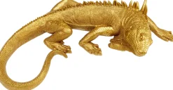 Clearance KARE Design Dekoracja ścienna Lizard 17x40 cm złota - KARE