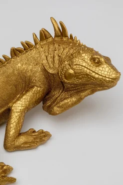 Clearance KARE Design Dekoracja ścienna Lizard 17x40 cm złota - KARE