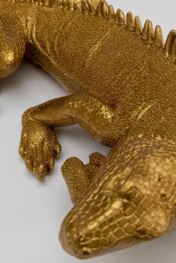 Clearance KARE Design Dekoracja ścienna Lizard 17x40 cm złota - KARE