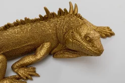 Hot KARE Design Dekoracja ścienna Lizard 11x31 cm złota - KARE